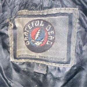 2012 Grateful Dead Vintage Licensed Black Patched Vest large $800